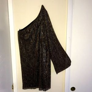 H&M One Shoulder Glitz and Glam Dress Size 4